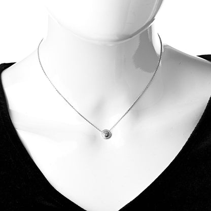 Cartier 18K White Gold Diamond D'Amour Pave Pendant Necklace 2 of 5