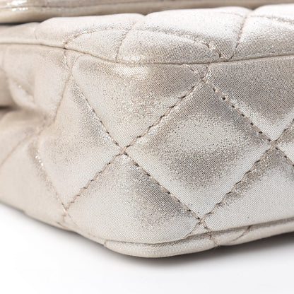 Chanel Iridescent Calfskin Quilted Large Roll 2.55 Reissue Clutch Light Gold 8 of 10
