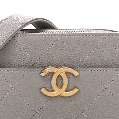 Chanel Caviar Quilted Waist Bag Grey 8 of 11