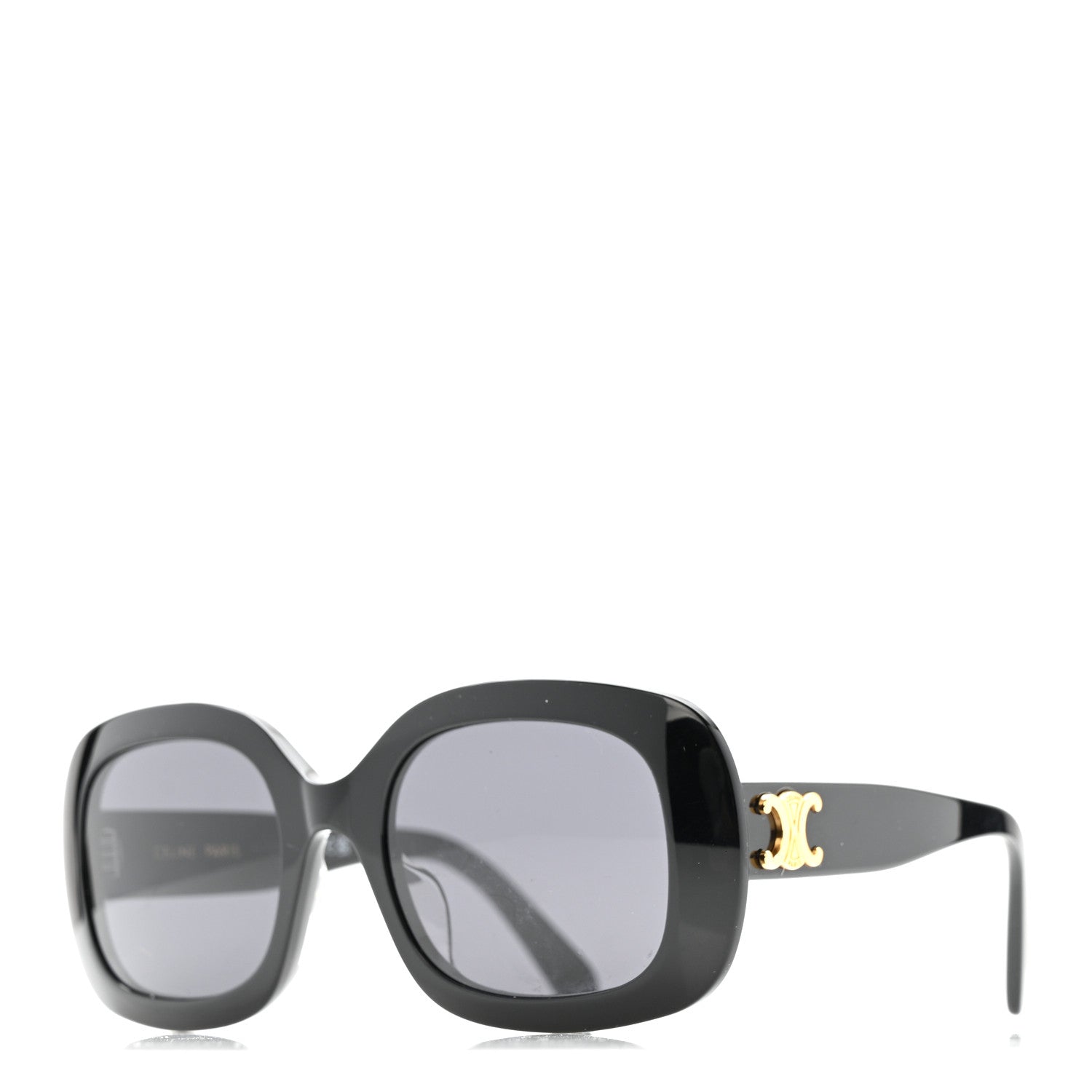 Celine Acetate Triomphe 01 Sunglasses CL40262U Black 1 of 7