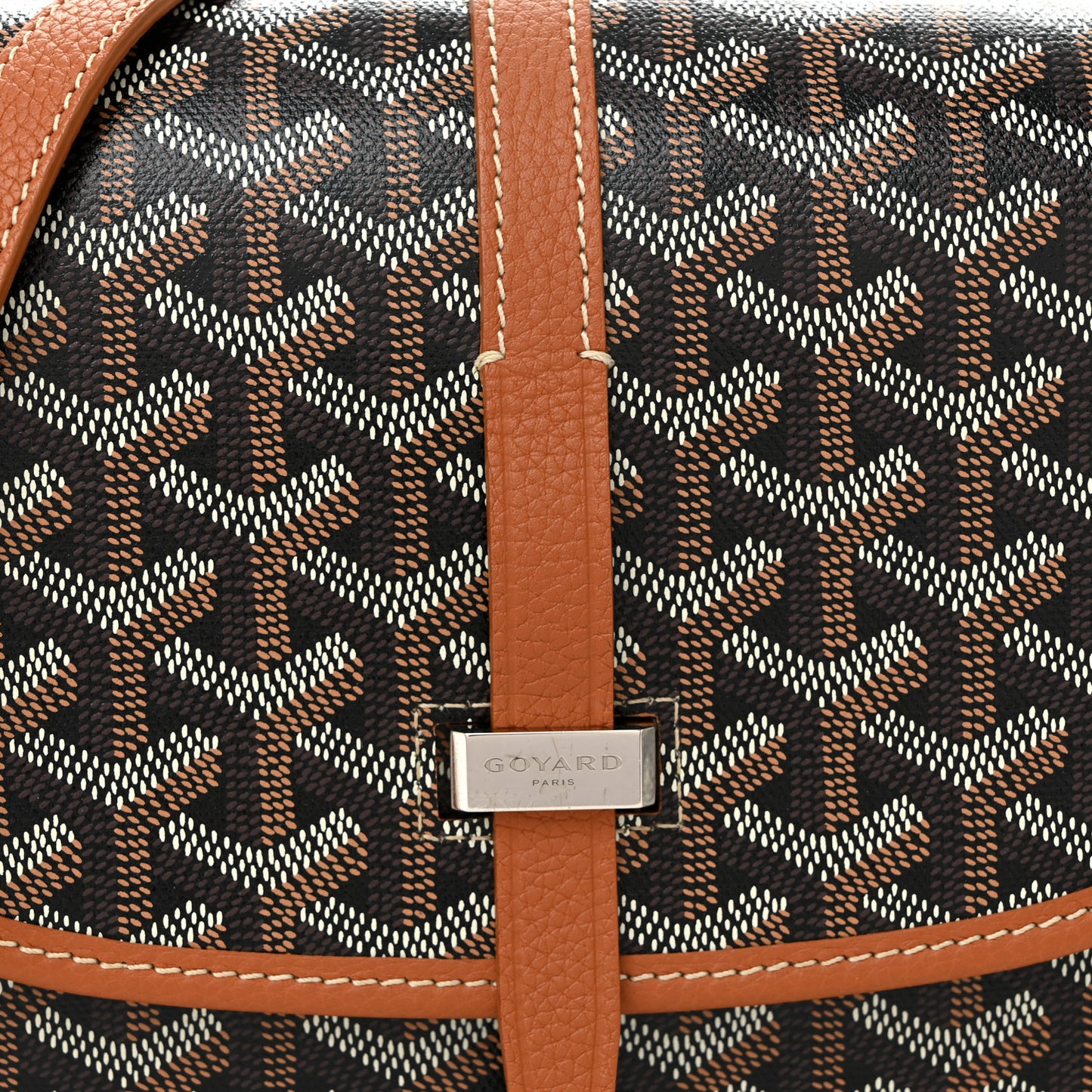 Goyardine Belvedere II PM Messenger Bag Black Gold