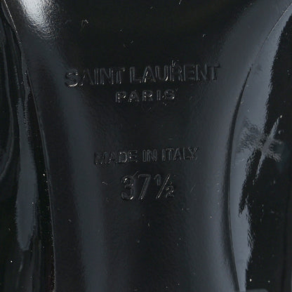 Saint Laurent Patent Calfskin Opyum 85 Pumps 37.5 Black 8 of 8
