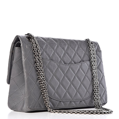 Chanel Aged Calfskin Quilted 2.55 Reissue 226 Flap Grey 3 of 20