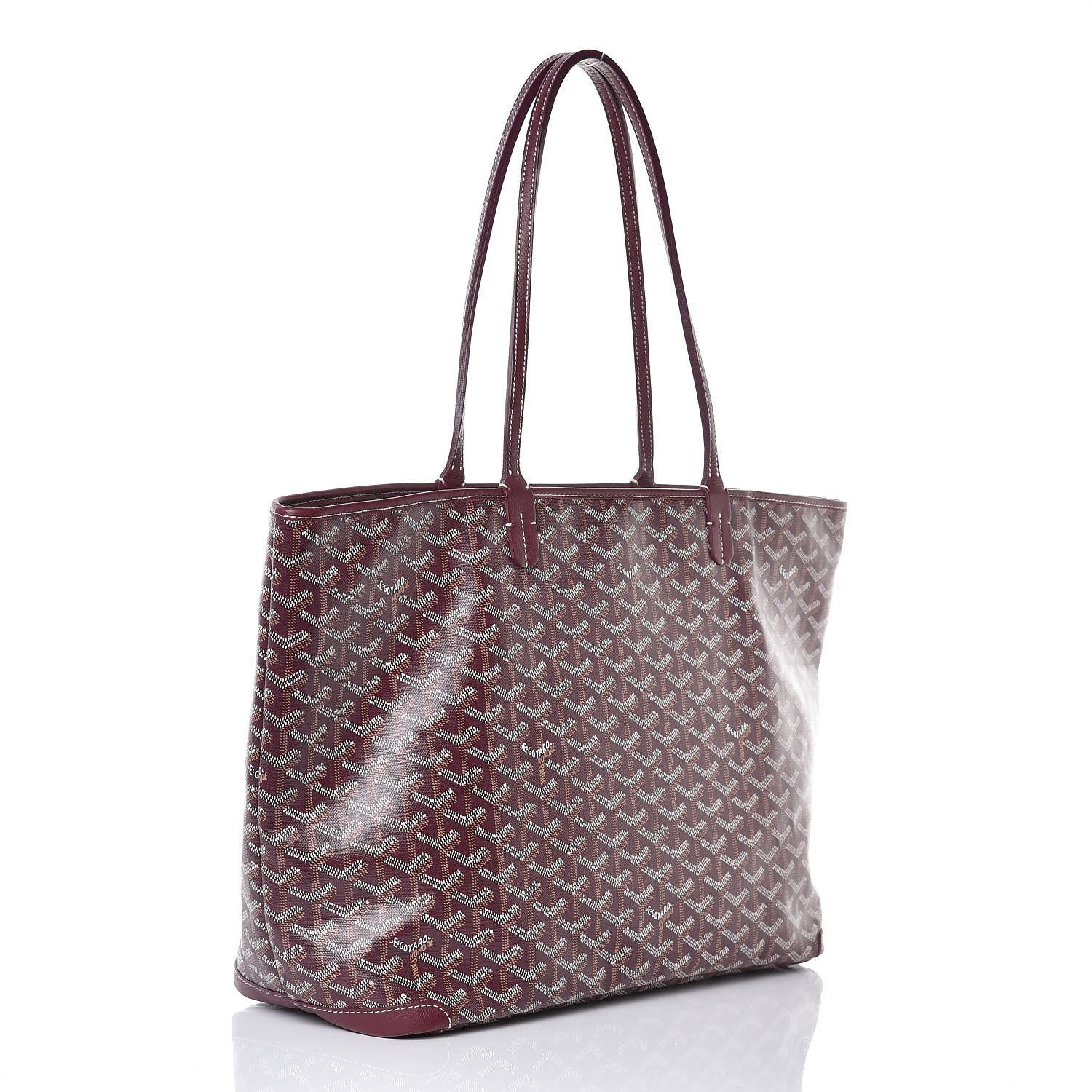 Goyard Goyardine Artois MM Burgundy 3 of 9