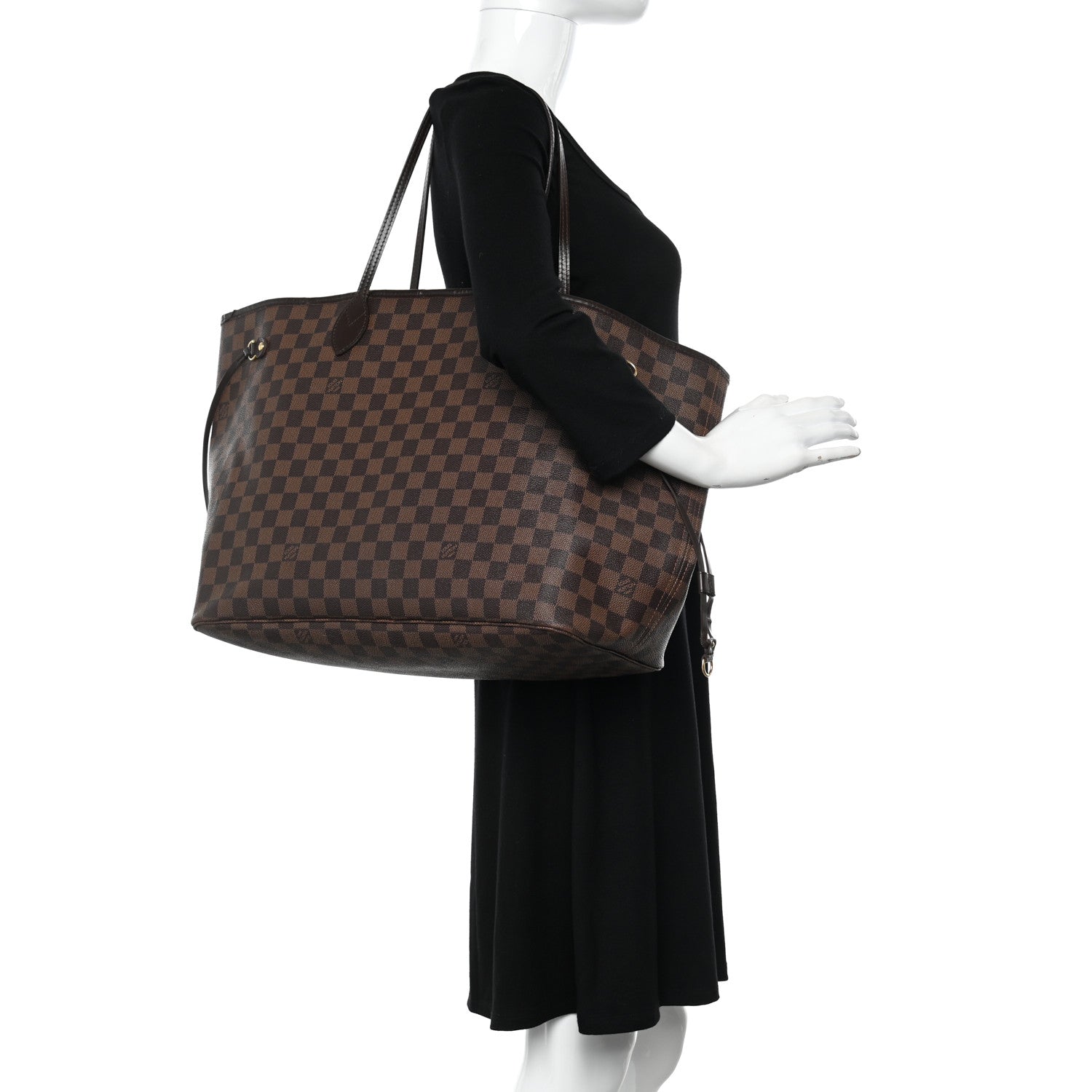 Louis Vuitton Damier Ebene Neverfull GM 2 of 17