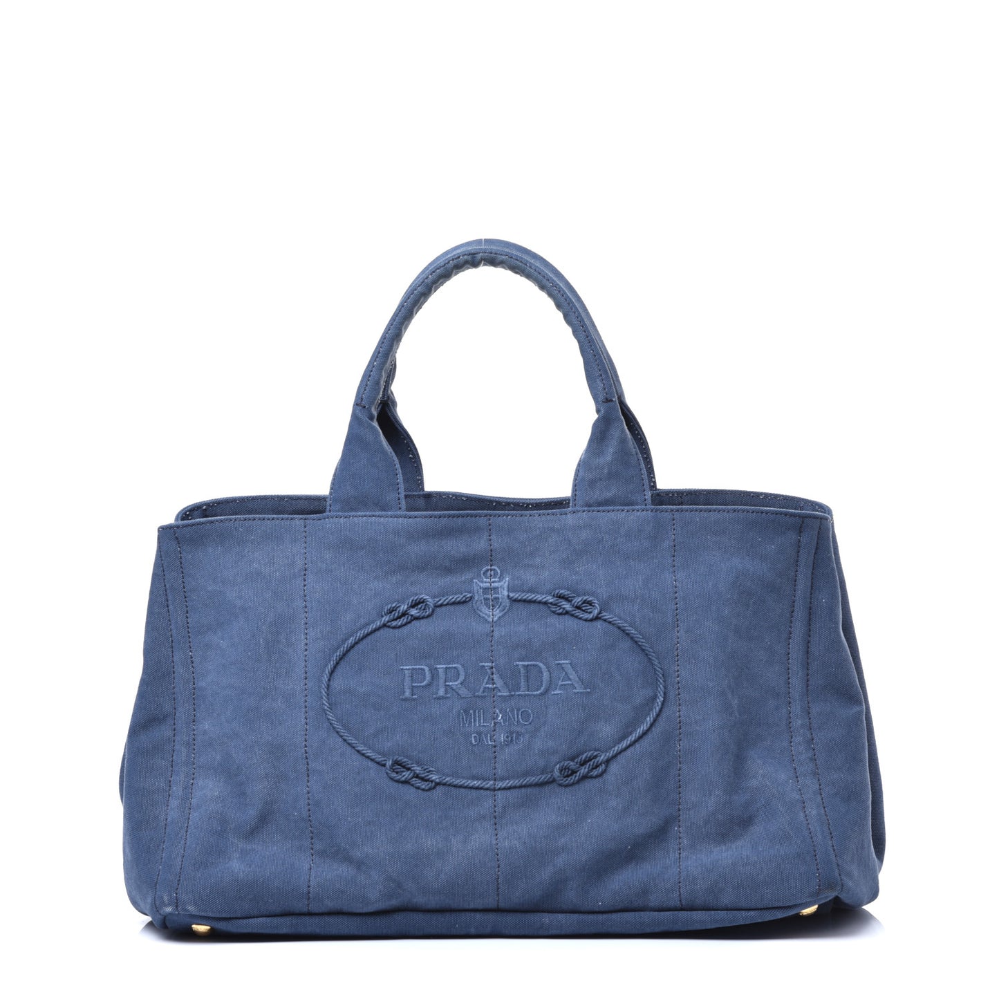 Canvas Canapa Logo Tote Blue