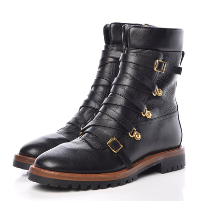 Christian Dior Shiny Calfskin Wildior Low Boot 39 Black 3 of 8