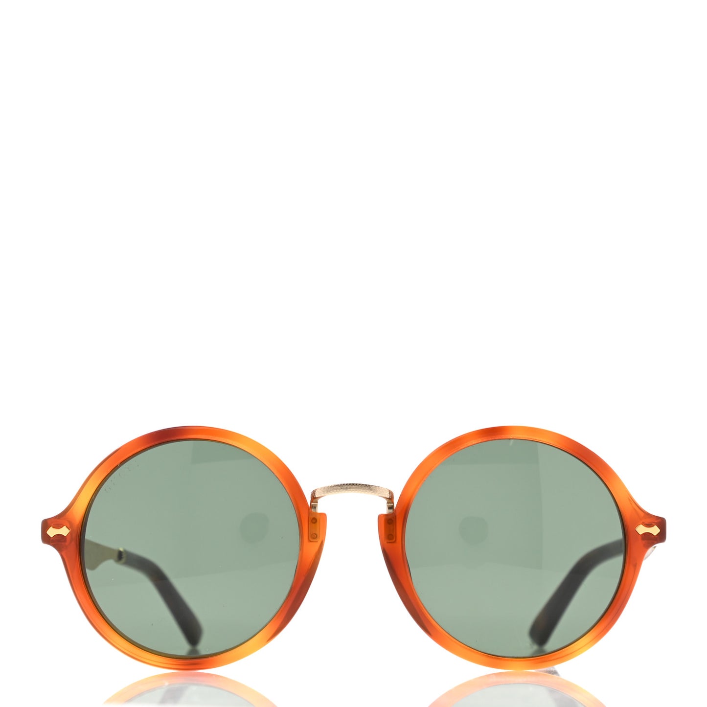 Acetate Round Frame Sunglasses GG1156/S Havana