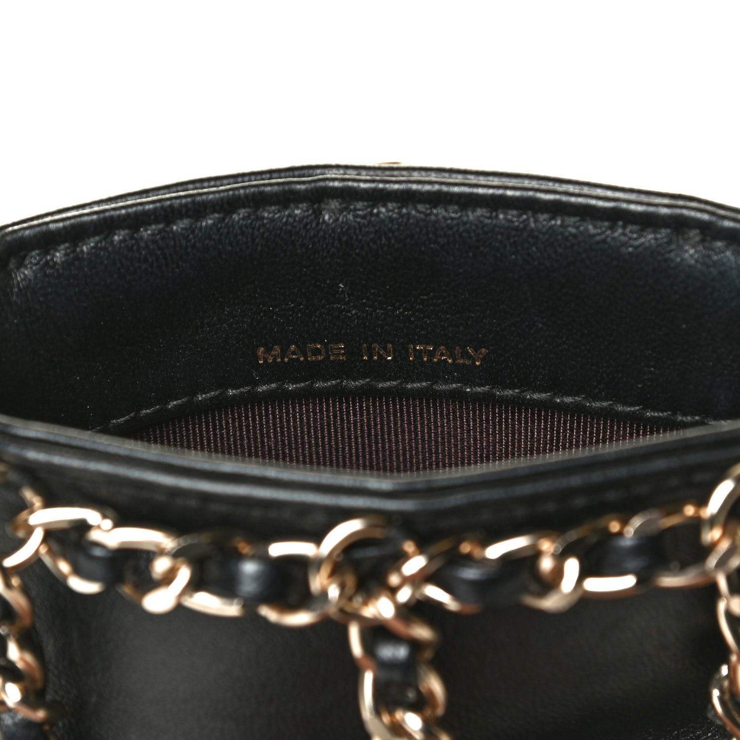 Chanel Lambskin Tech Me Out Clutch With Chain Black 7 of 9