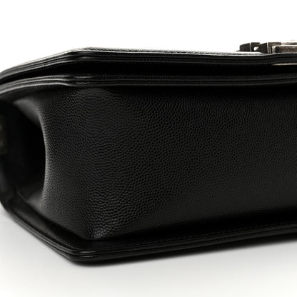 Chanel Caviar Quilted Medium Boy Flap Black 8 of 10