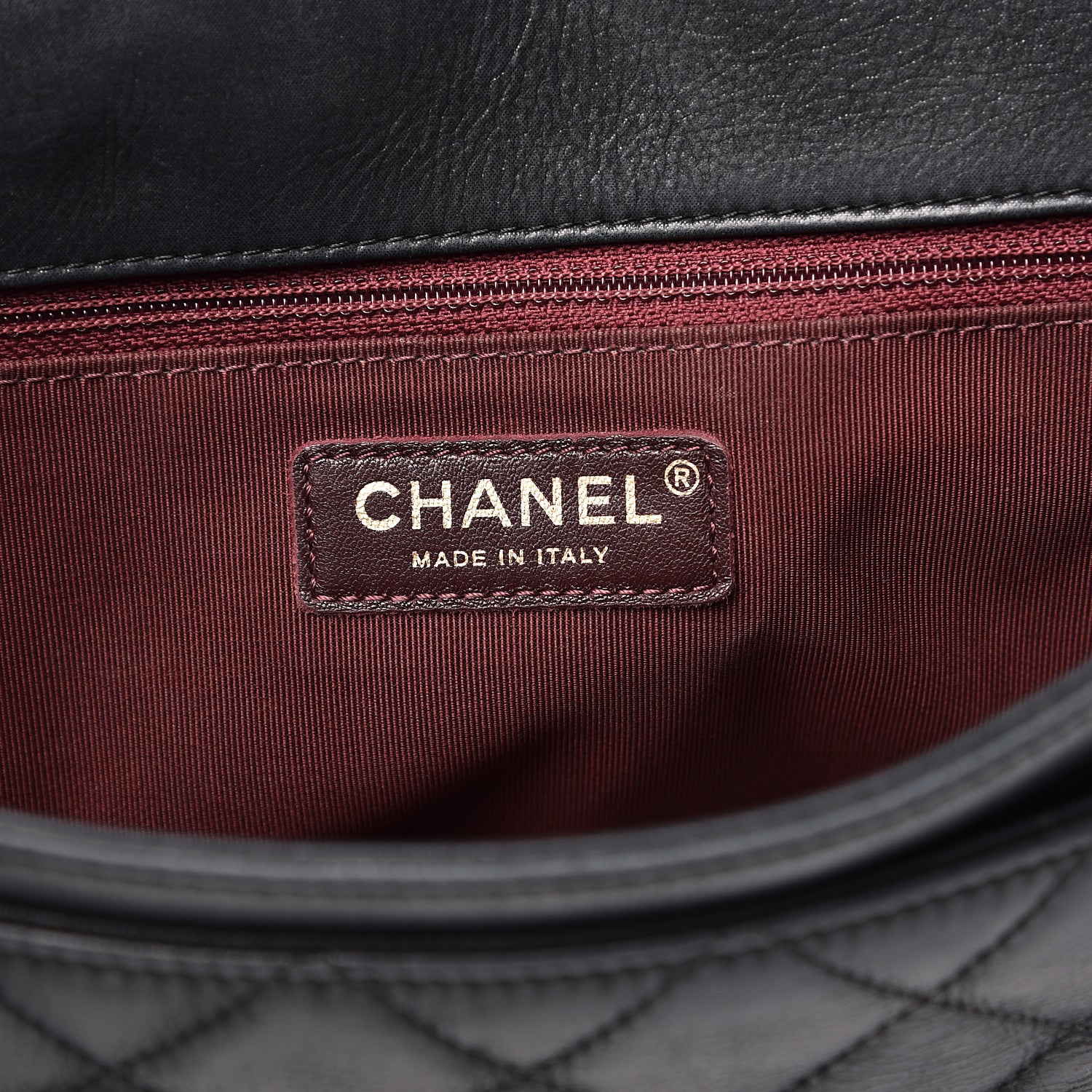 Chanel Suede Calfskin Jumbo Happy Stitch Flap Black 6 of 19