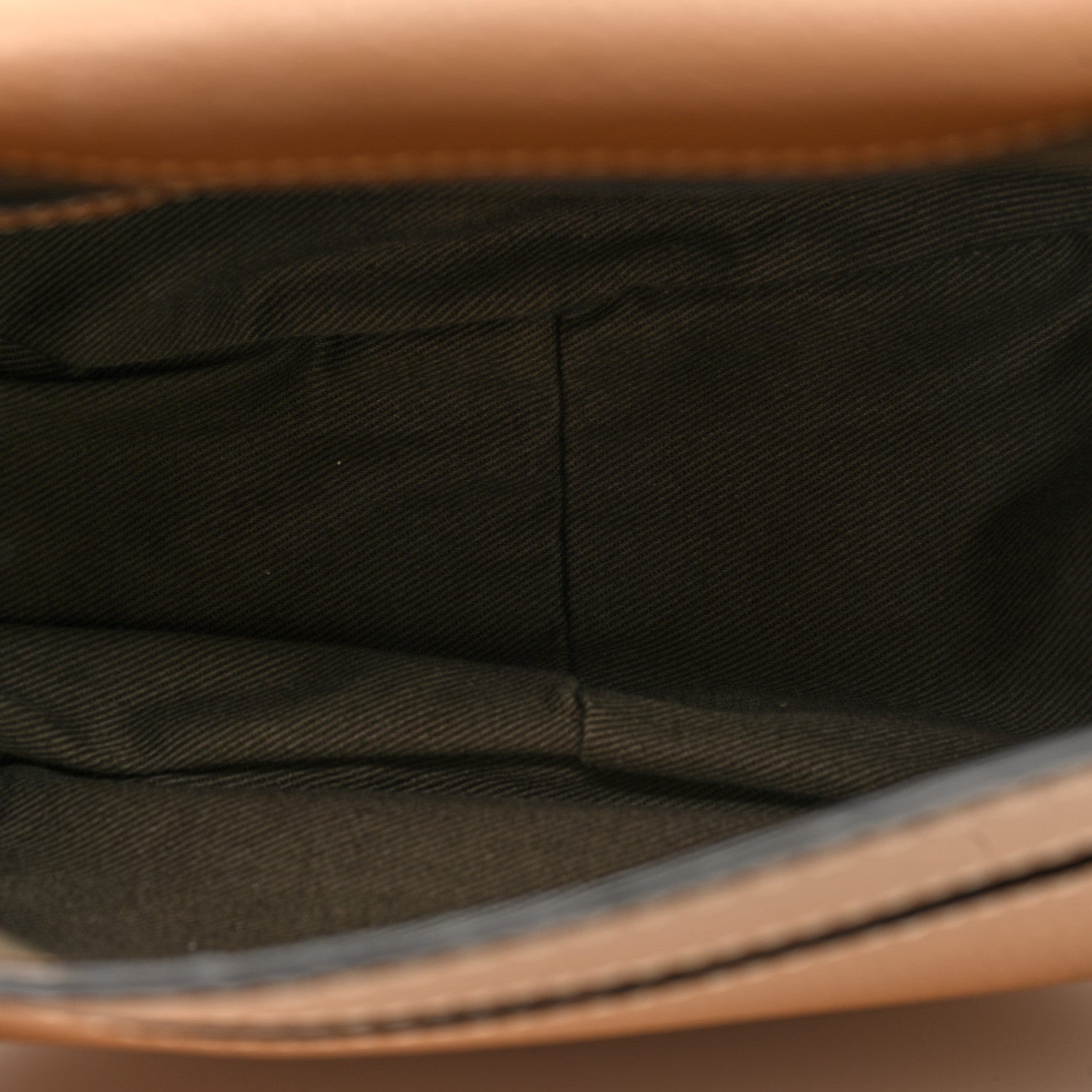 Chloe Calfskin Mini Marcie Round Crossbody Bag Nut 5 of 9