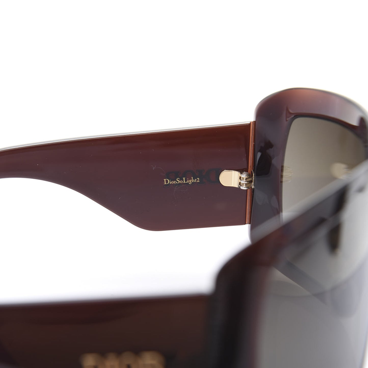 Acetate DiorSo Light 2 Shield Sunglasses Tortoise