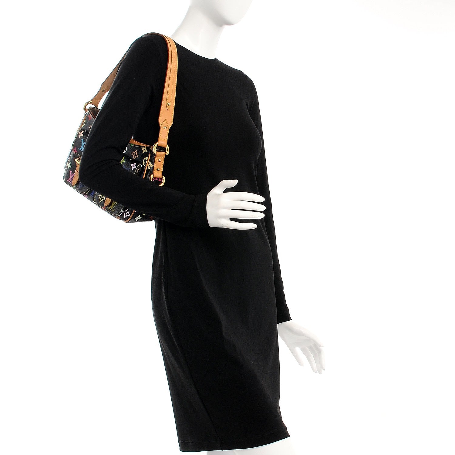 Louis Vuitton Monogram Multicolor Lodge PM Black 2 of 10