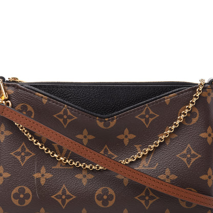 Louis Vuitton Monogram Pallas Clutch Black 12 of 13