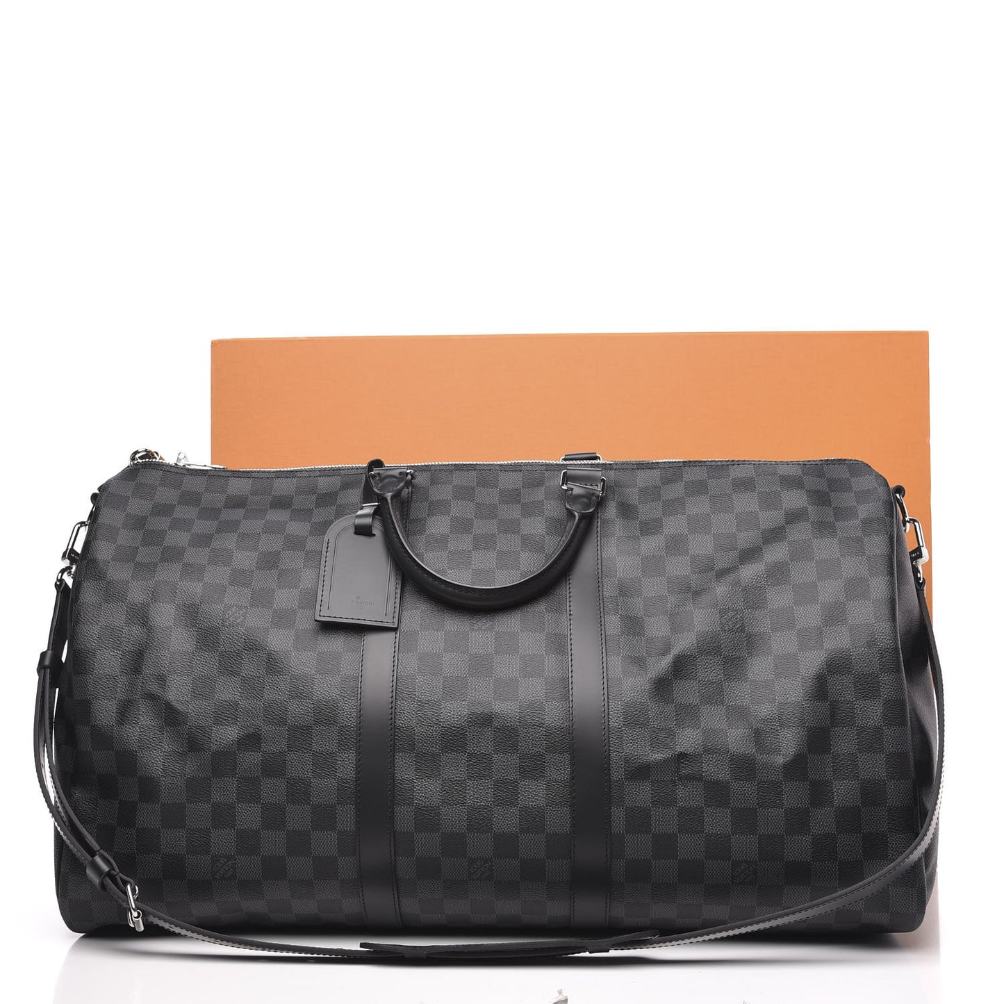 Damier Graphite Keepall Bandouliere 55