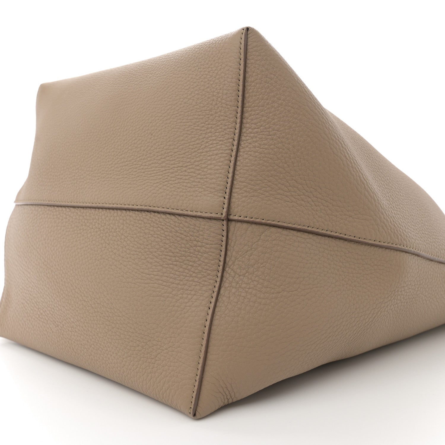The Row Grained Calfskin Large N/S Park Tote Dark Taupe 10 of 10