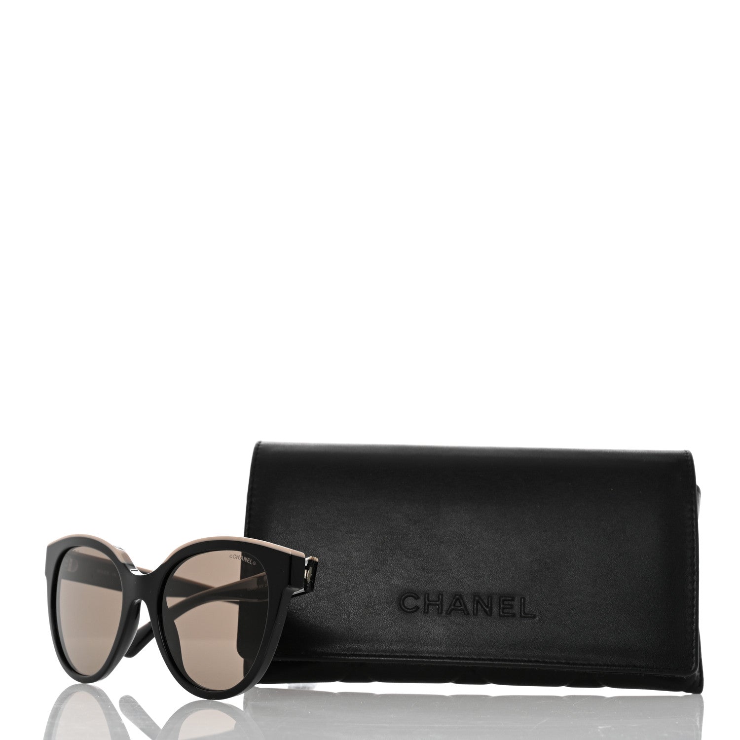 Chanel Acetate CC Butterfly Sunglasses 5414 Black 8 of 8