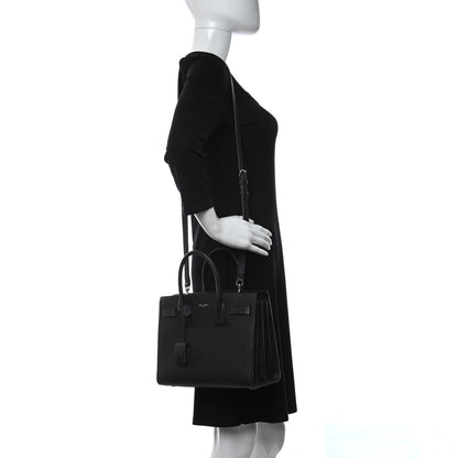 Saint Laurent Grain De Poudre Baby Sac De Jour Black 2 of 9