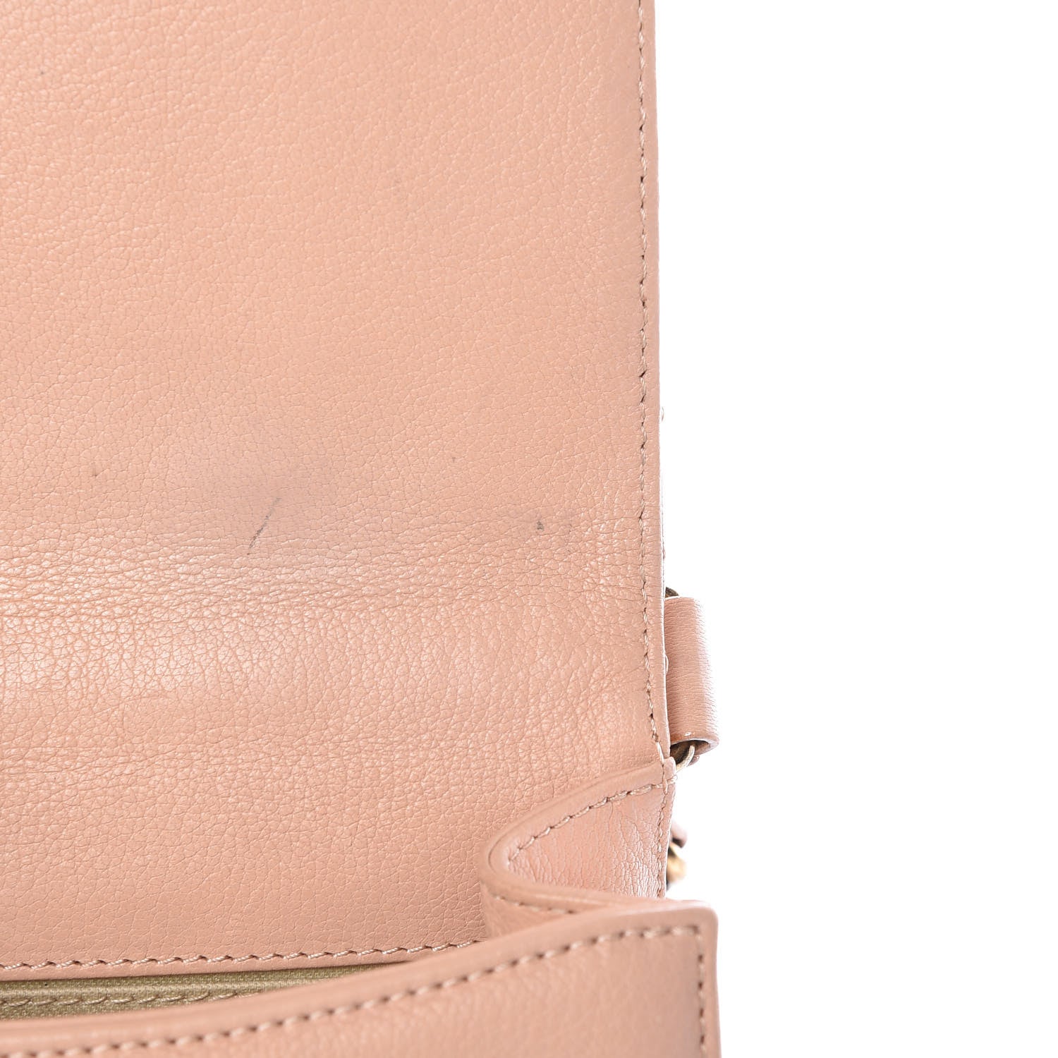 Chanel Goatskin Quilted Small Rita Top Handle Flap Pink 14 of 14