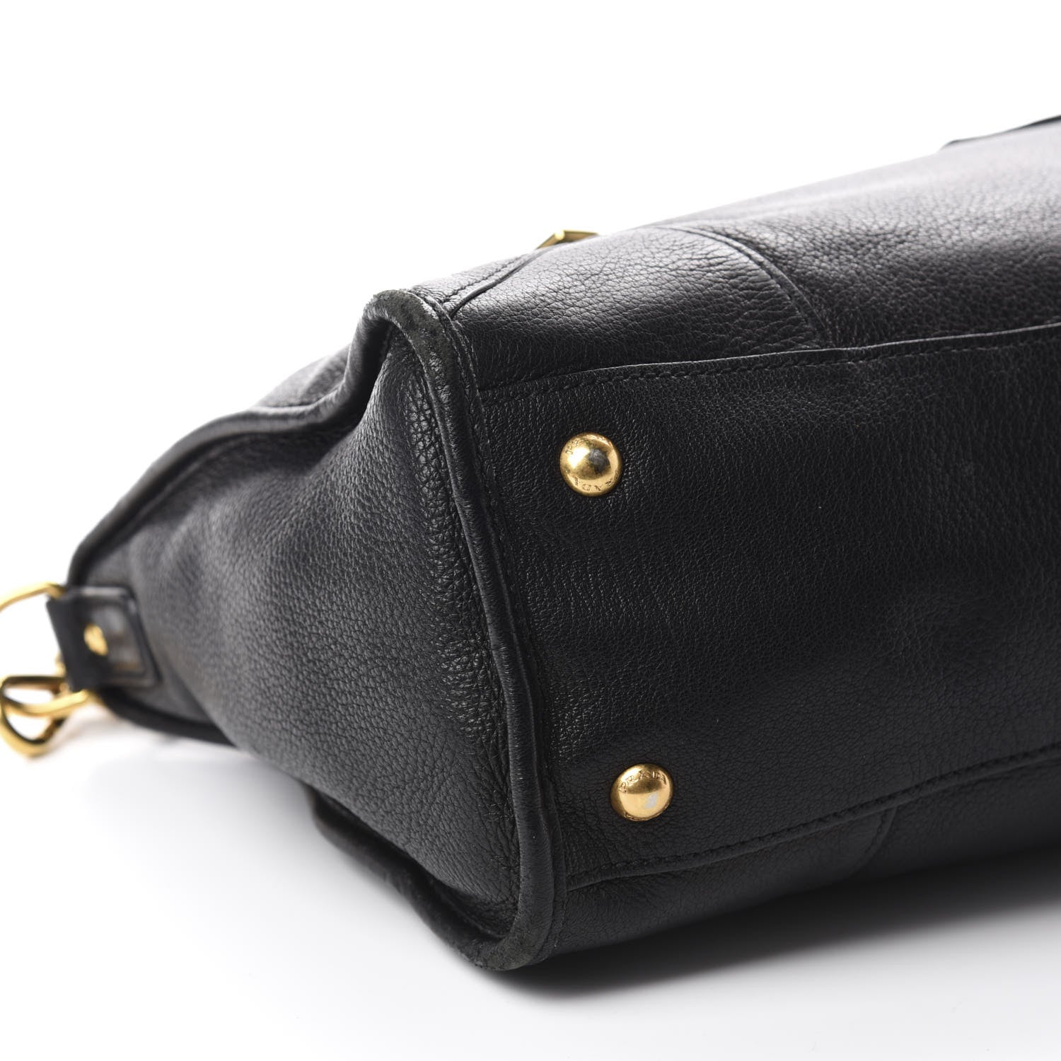 Prada Vitello Daino Shopping Satchel Black 7 of 13