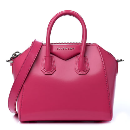 Givenchy Shiny Lord Calfskin Mini Antigona Shocking Pink 1 of 10