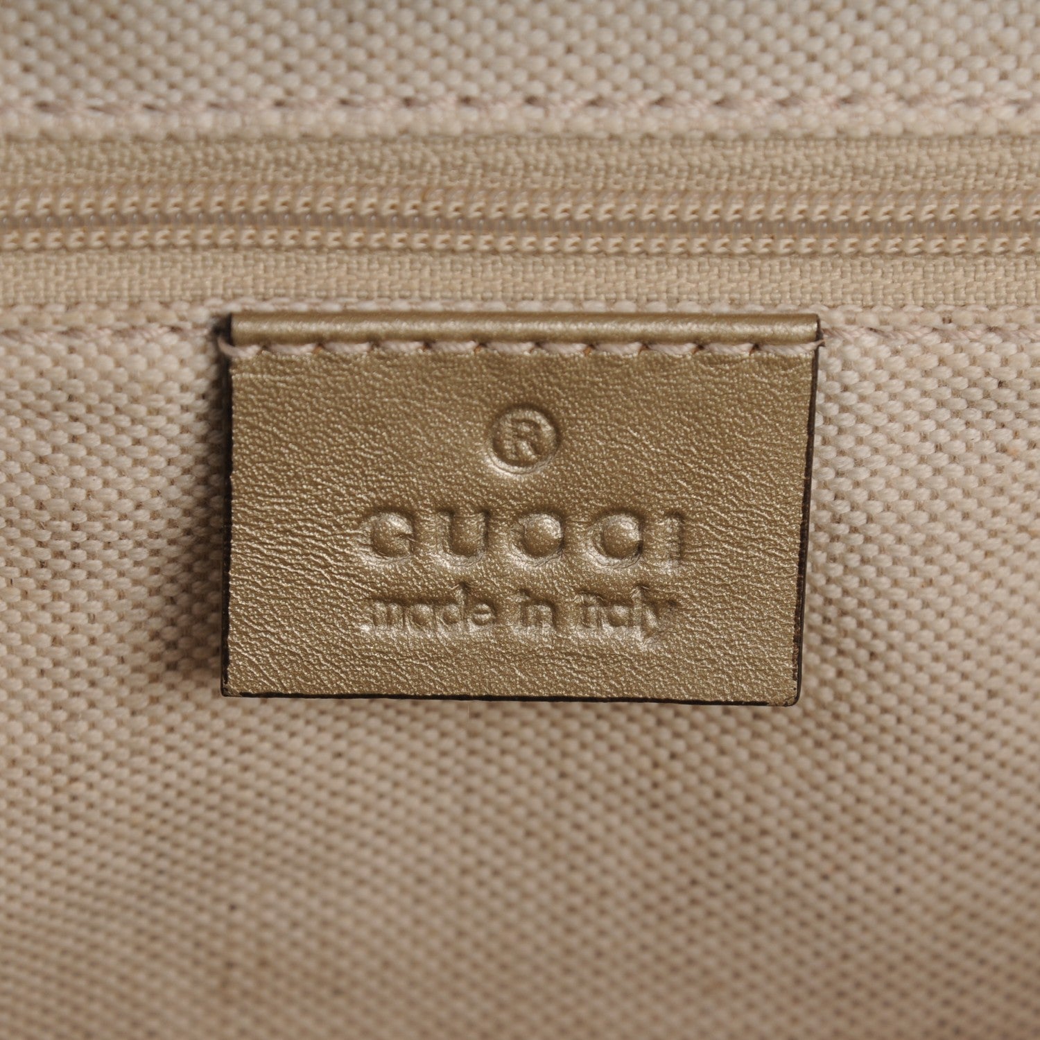 Gucci Monogram Medium Sukey Tote Champagne 6 of 7