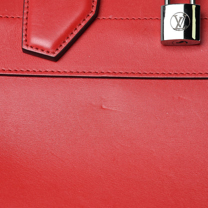 Louis Vuitton Veau Satin City Steamer MM Rubis 14 of 16