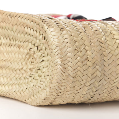 Miu Miu Straw Ribbon Shoper Tote 7 of 9