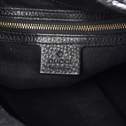Gucci Python Medium Soho Shoulder Bag Black 6 of 7