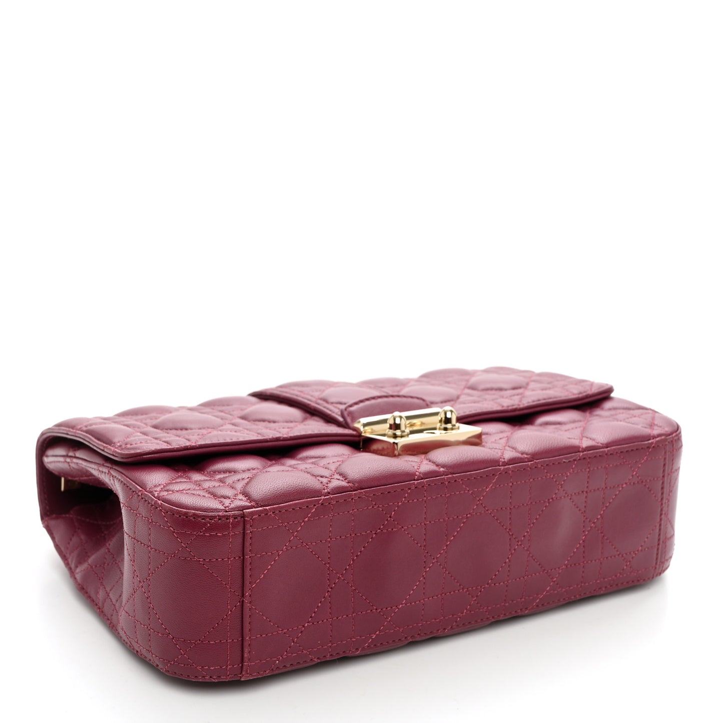 Lambskin Cannage Medium Miss Dior Flap Hortensia