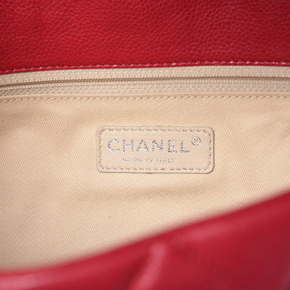 Chanel Glazed Soft Caviar Large Flap Red 8 of 10