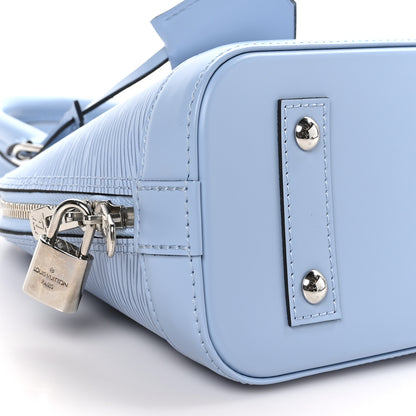 Louis Vuitton Epi Jacquard Alma BB Bleu Nuage 8 of 9