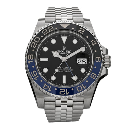 Rolex Stainless Steel 40mm Oyster Perpetual Date GMT Master Ⅱ Batgirl Watch 126710BLNR 1 of 5