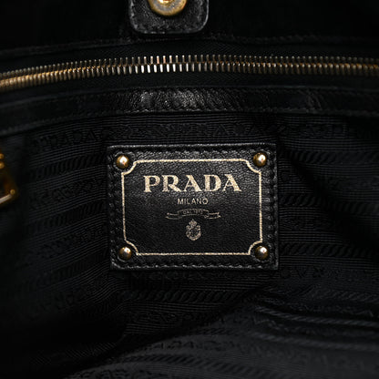 Prada Nappa Gaufre Tote Black 5 of 10