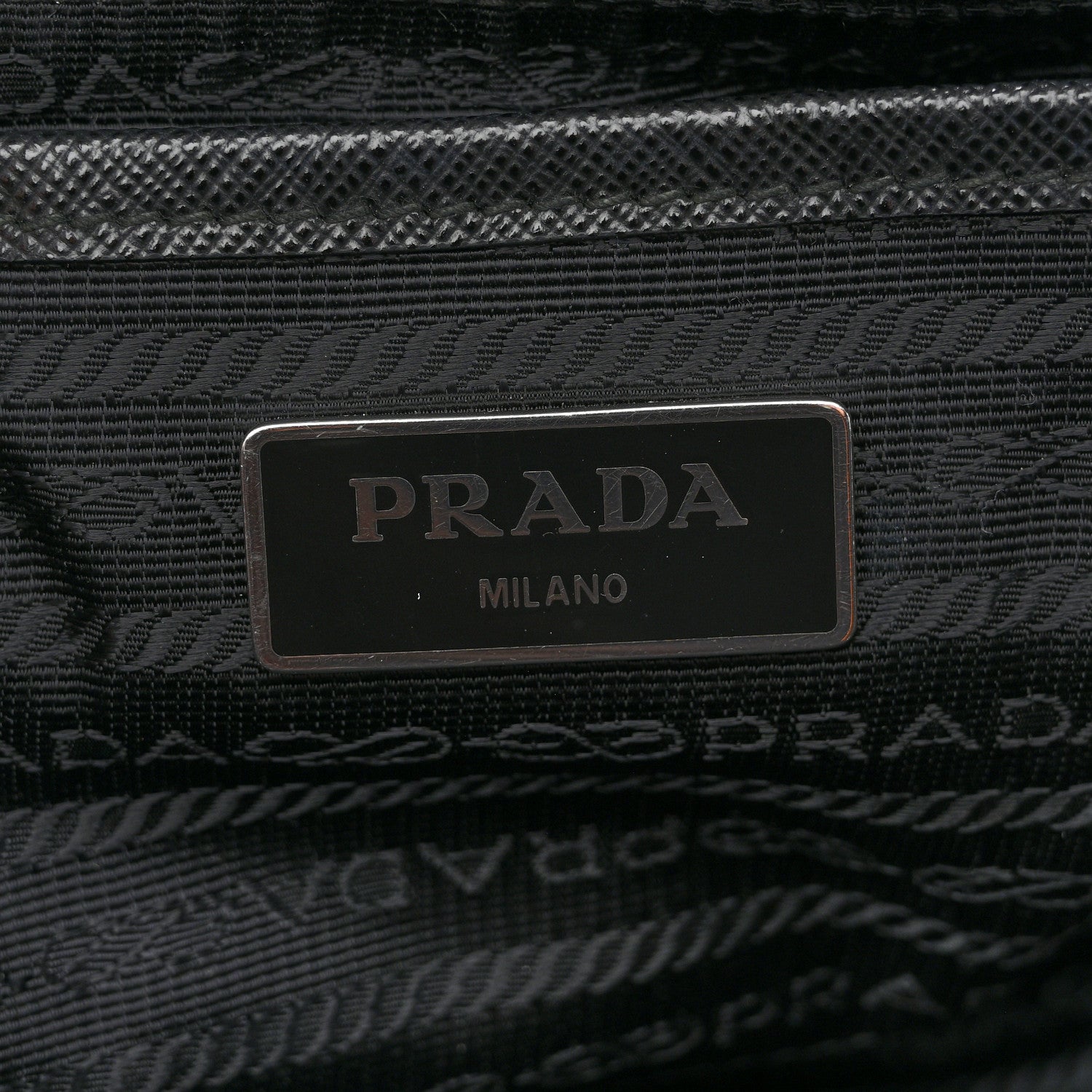 Prada Re-Nylon Saffiano Medium Backpack Black 6 of 14