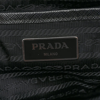 Prada Re-Nylon Saffiano Medium Backpack Black 6 of 14