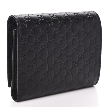 Gucci Microguccissima Flap Wallet Black 3 of 8