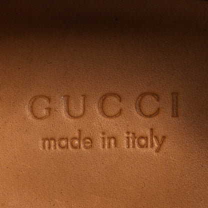 Gucci Calfskin Crystal Mens Lace Up Shoes 9.5 Black 6 of 9