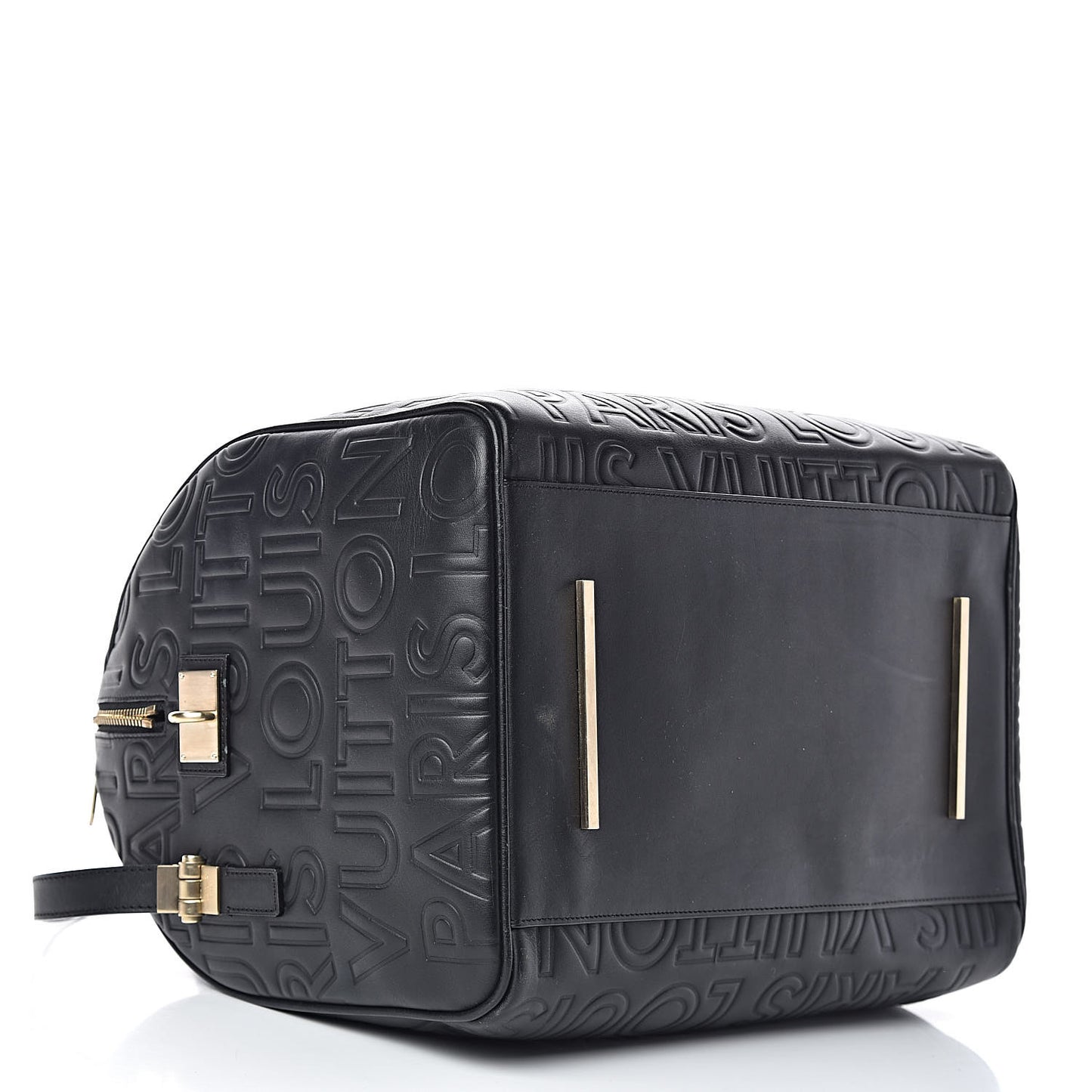 Calfskin Embossed Speedy Cube 30 Black