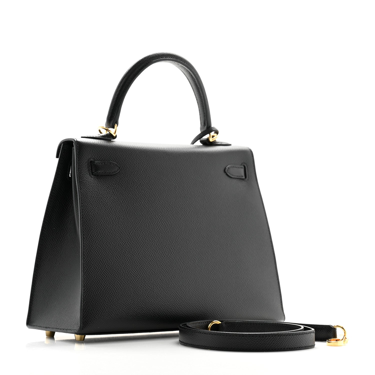 Hermes Epsom Kelly Sellier 25 Black 3 of 10
