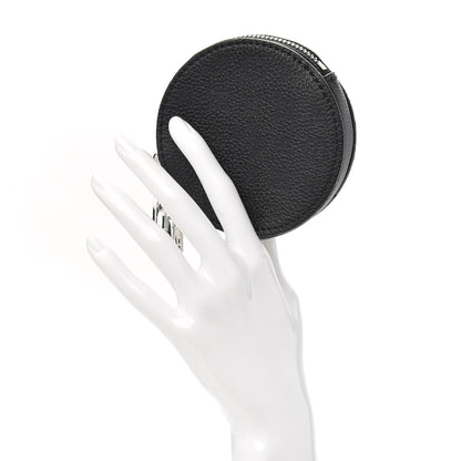 Louis Vuitton Mahina Round Coin Purse Black 2 of 7