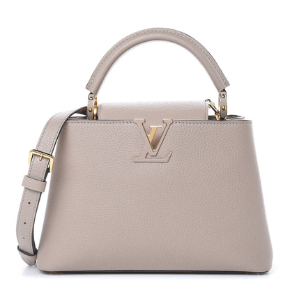 Louis Vuitton Taurillon Capucines BB Galet 1 of 8