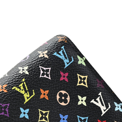 Louis Vuitton Monogram Multicolor Zippy Coin Purse Black Grenade 7 of 7