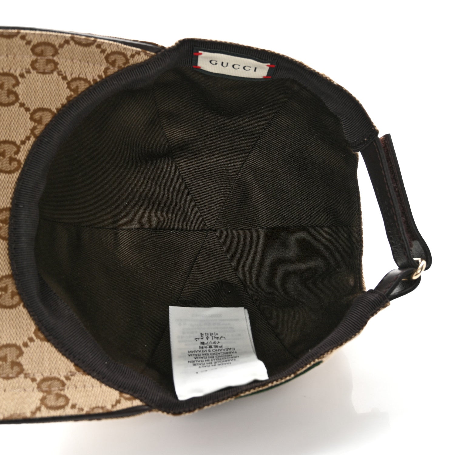 Gucci Monogram Web Baseball Hat S Beige Cocoa 7 of 10