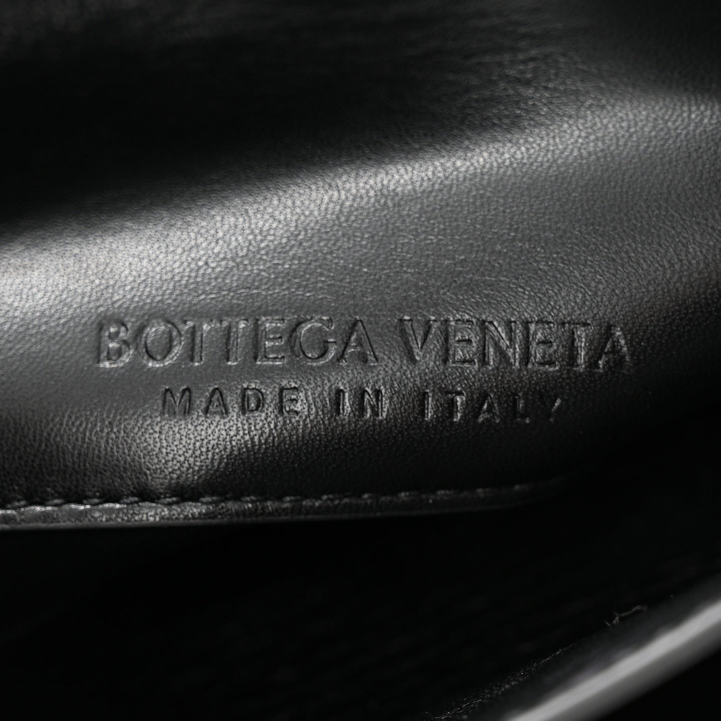 Calfskin Mount Envelope Bag Black
