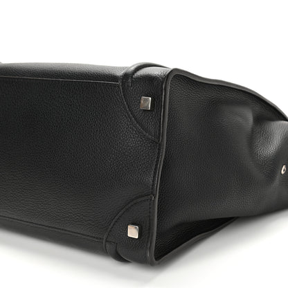 Celine Drummed Calfskin Mini Luggage Black 8 of 9