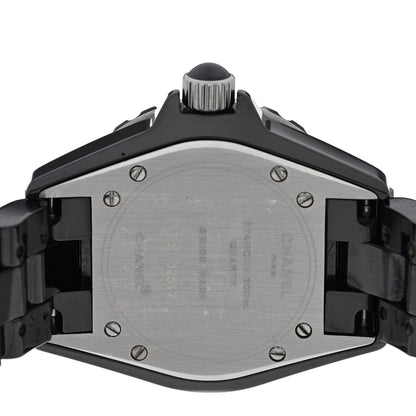 Chanel Stainless Steel Ceramic 33mm J12 Quartz Watch Black 4 of 5