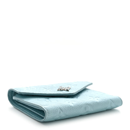 Louis Vuitton Empreinte Monogram Flower Victorine Wallet Azur Frost 4 of 12