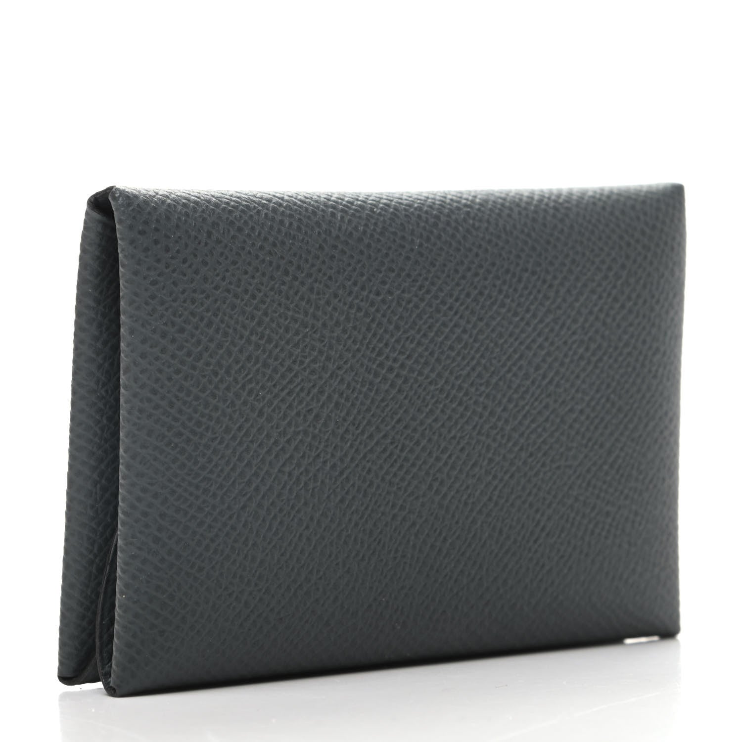 Hermes Epsom Calvi Duo Card Case Bleu Orage 3 of 7